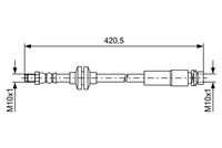 BOSCH 1987481739 - Tubo flexible de frenos