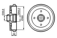 BOSCH 0986477111 - Vehículo especial: para vehículos admon. pública<br>Vehículo especial: para taxis<br>Lado de montaje: Eje trasero<br>Diámetro interior de tambor de freno [mm]: 200<br>Diámetro exterior del tambor de freno [mm]: 239,3<br>H tamb. freno interna [mm]: 49<br>H tamb. freno total [mm]: 81,5<br>corona de agujeros - Ø [mm]: 100<br>Número de orificios: 4<br>Diámetro de centrado [mm]: 50,2<br>