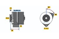 BOSCH 0 120 489 476 - Alternador