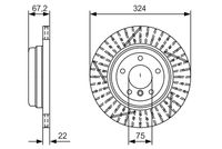 BOSCH 0986479A78 - Disco de freno