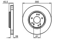 BOSCH 0986478526 - Disco de freno