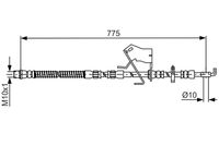 BOSCH 1987481684 - Tubo flexible de frenos