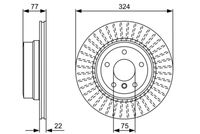 BOSCH 0986479569 - Disco de freno