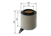 BOSCH F026400018 - Filtro de aire