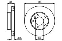 BOSCH 0986478691 - Disco de freno