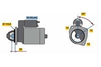 BOSCH 0 001 218 822 - Motor de arranque