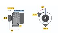 BOSCH 0 123 320 049 - Alternador