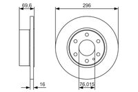 BOSCH 0986479A51 - Código de motor: F1CE3481D*B131<br>Código de motor: F1CE3481D*B134<br>Código de motor: F1CE3481D*B138<br>para el tipo de modelo: 7CF<br>para el tipo de modelo: 7DF<br>para el tipo de modelo: 7EF<br>para el tipo de modelo: 7MF<br>para el tipo de modelo: 7NF<br>para el tipo de modelo: 7PF<br>Tipo de vehículo: 35C21<br>Tipo de vehículo: 40C21<br>Tipo de vehículo: 50C21<br>Lado de montaje: Eje delantero<br>Diámetro exterior [mm]: 290<br>Espesor de disco de frenos [mm]: 28<br>Espesor mínimo [mm]: 25<br>Altura [mm]: 46<br>corona de agujeros - Ø [mm]: 95<br>Tipo de disco de frenos: ventilado<br>Diámetro de centrado [mm]: 64<br>Número de orificios: 9<br>Superficie: revestido<br>cumple norma ECE: ECE-R90<br>Diámetro de taladro hasta [mm]: 12,4<br>