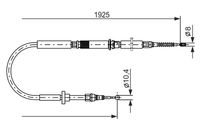 BOSCH 1987477959 - Cable de accionamiento, freno de estacionamiento