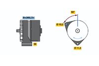 BOSCH 0 120 469 682 - Alternador