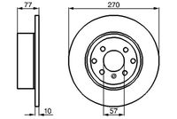 BOSCH 0 986 478 504 - Disco de freno