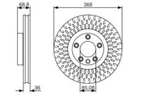 BOSCH 0986479A33 - Disco de freno