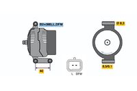 BOSCH 0 124 415 040 - Alternador