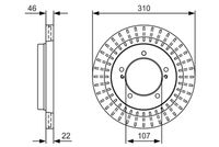 BOSCH 0 986 479 U99 - Disco de freno