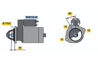 BOSCH 0 001 362 073 - Motor de arranque