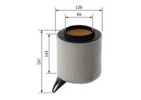 BOSCH F026400095 - Filtro de aire