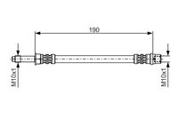 BOSCH 1 987 476 310 - Tubo flexible de frenos