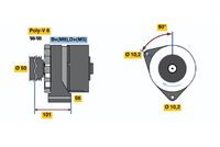 BOSCH 0 120 469 947 - Alternador