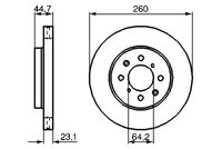 BOSCH 0986479226 - Disco de freno