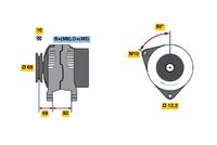BOSCH 0 123 315 500 - Alternador