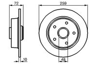 BOSCH 0 986 478 700 - Disco de freno