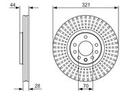 BOSCH 0986479571 - Disco de freno