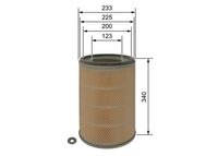 BOSCH F026400399 - Filtro de aire