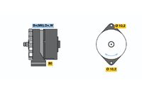 BOSCH 0 986 031 250 - Alternador