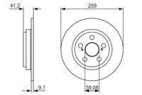 BOSCH 0 986 479 766 - Disco de freno