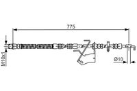 BOSCH 1987481685 - Tubo flexible de frenos