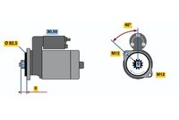 BOSCH 0 001 124 020 - Motor de arranque