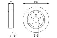 BOSCH 0986479A79 - Disco de freno