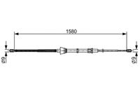 BOSCH 1987482446 - Cable de accionamiento, freno de estacionamiento