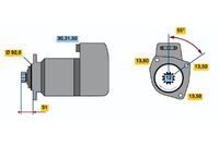 BOSCH 0 986 016 100 - Motor de arranque