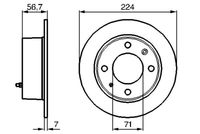 BOSCH 0986478749 - Disco de freno