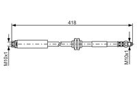 BOSCH 1987481058 - Tubo flexible de frenos