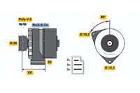 BOSCH 0 120 489 324 - Alternador