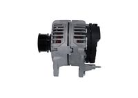 BOSCH 1986A00772 - Tensión [V]: 14<br>Corriente de carga alternador [A]: 120<br>Tipo de sujeción: Brazo oscilante doble<br>Modelo de alternador: excl. bomba vacío<br>Distancia de polea a alternador [mm]: 39,6<br>Sentido de giro: Sentido de giro a la derecha (horario)<br>Poleas: con polea de rueda libre<br>Número de canales: 6<br>poleas - Ø [mm]: 56<br>Pinza: B1+(M8),L,DFM<br>ID del modelo de conector: PL126<br>Longitud [mm]: 156<br>extensión de reparación recomendada: correas trapezial, poli V<br>