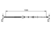 BOSCH 1987482266 - Cable de accionamiento, freno de estacionamiento