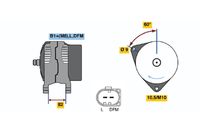 BOSCH 0 124 515 058 - Alternador