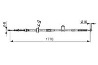 BOSCH 1987482300 - Cable de accionamiento, freno de estacionamiento