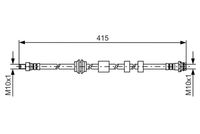 BOSCH 1987481425 - Tubo flexible de frenos