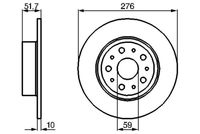 BOSCH 0986478463 - Disco de freno