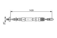 BOSCH 1987477353 - Lado de montaje: Atrás derecha<br>Lado de montaje: Atrás izquierda<br>