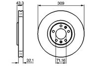 BOSCH 0 986 479 027 - Disco de freno