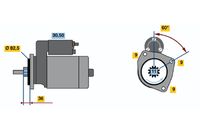 BOSCH 0 001 108 099 - Motor de arranque