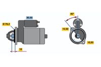 BOSCH 0 001 107 085 - Motor de arranque