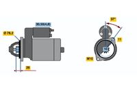 BOSCH 0 001 109 319 - Motor de arranque