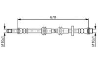 BOSCH 1987481689 - Lado de montaje: Eje trasero<br>Número de PR: 1KW<br>Número de PR: 1KY<br>Número de PR: 2EA<br>Número de PR: 2EE<br>Número de PR: 2EJ<br>Número de PR: 1KD<br>Número de PR: 1KZ<br>Longitud [mm]: 423<br>Rosca exterior 2 [mm]: M10x1<br>Rosca interior 1 [mm]: M10x1<br>