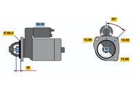 BOSCH 0 001 230 021 - Motor de arranque